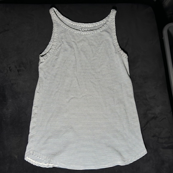 Used Blue and White Stripe Tank Kids XL - Picture 1 of 3